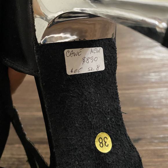 Nikolay Vaco sz 38 black salsa‎ ballroom dance Shoes - Picture 4 of 8